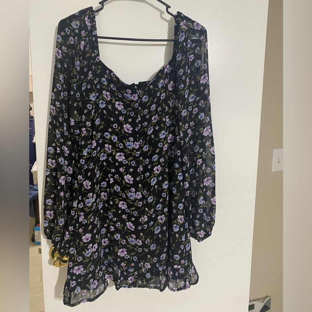 Floral mini dress